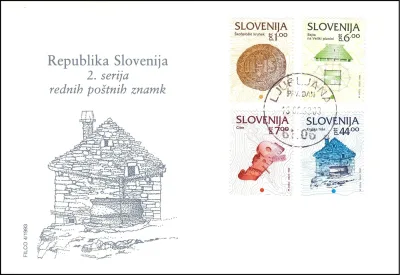 REPUBLIKA SLOVENIJA 2. SERIJA REDNIH POŠTNIH ZNAMK